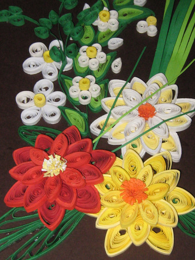 Tablou detaliu - Tablouri quilling