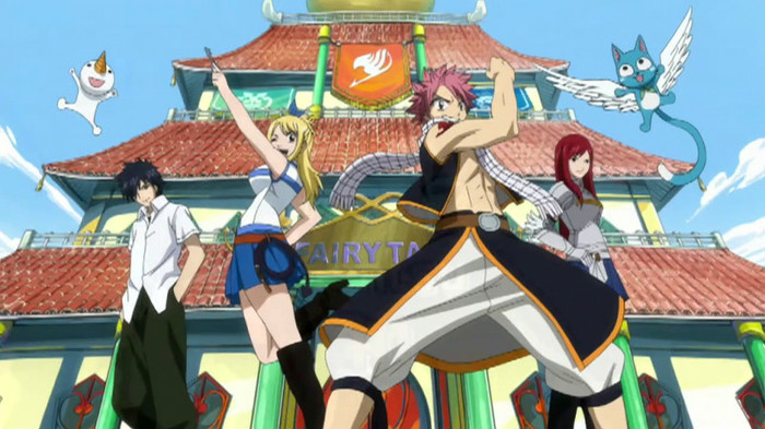 fairy tail guild erza gray natsu lucy happy - FanFiction