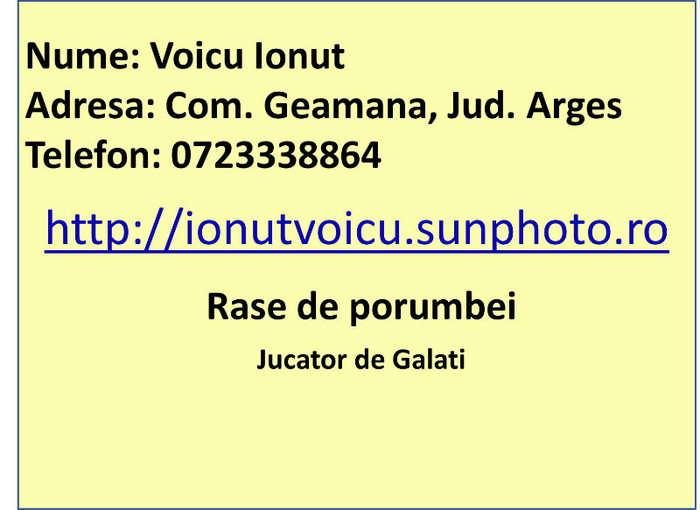 Voicu Ionut; http://ionutvoicu.sunphoto.ro/
