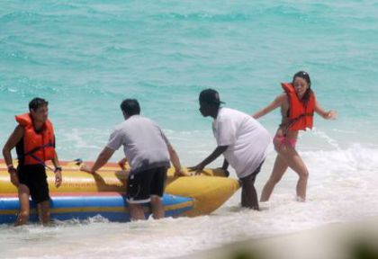 normal_37 - Riding a Banana Boat on a Beach in the Bahamas 2009