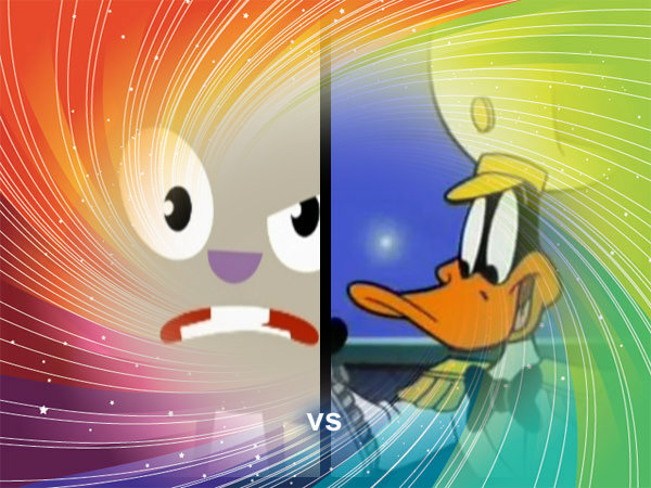 rabbit vs duck dodgers - Duck dodgers vs rabbit