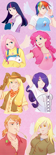 mlp_fim__humanified_ponies_by_punpunichu-d3lcceb - Pony girl