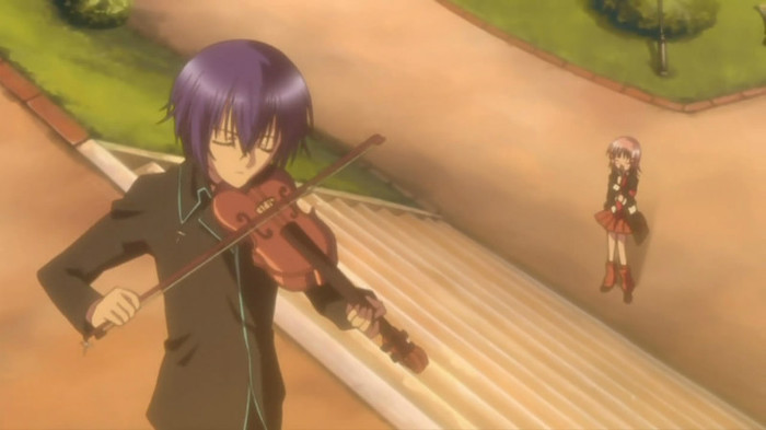 ikuto and amu 41 - Ikuto Plays At Violin