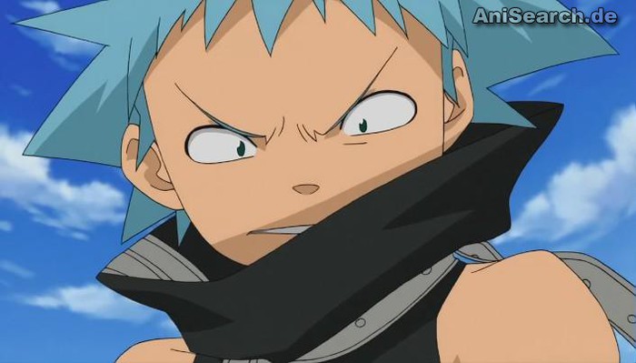 black star din soul eater - Boys with blue hair