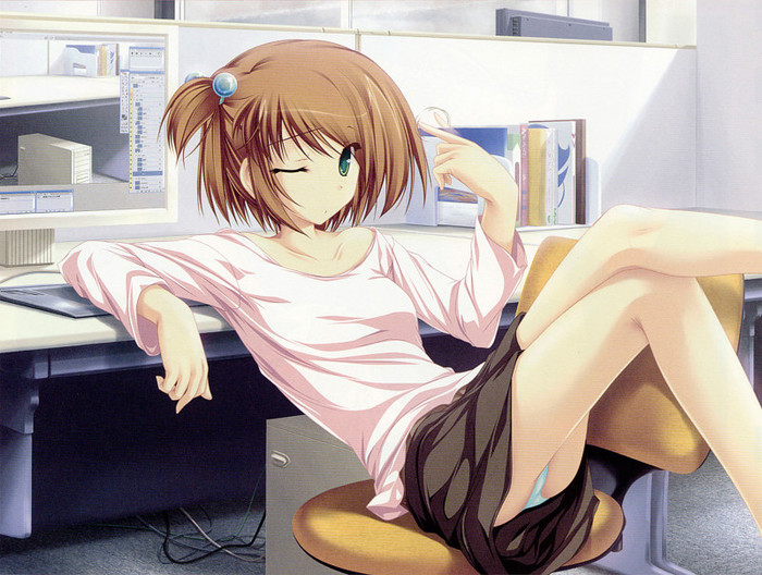 Genul de pozitie pe care o am cand ma uit la un anime