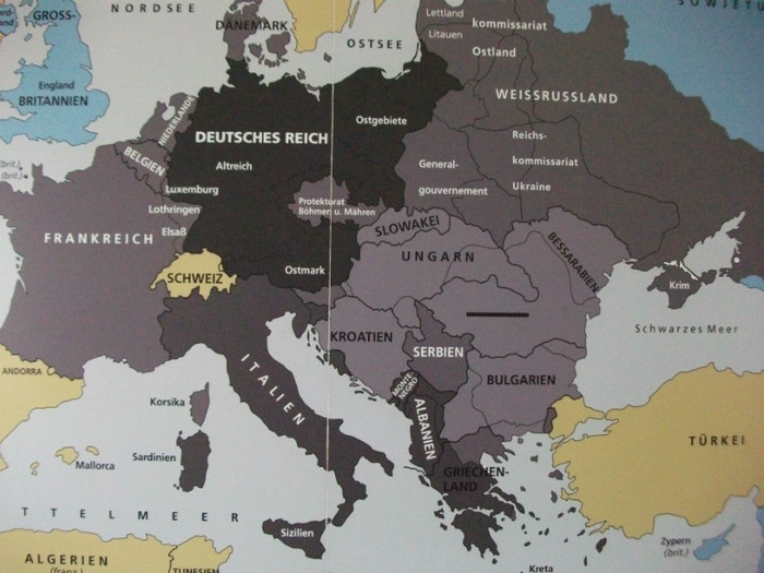 harta Europei - Lagarul de concetrare Dachau