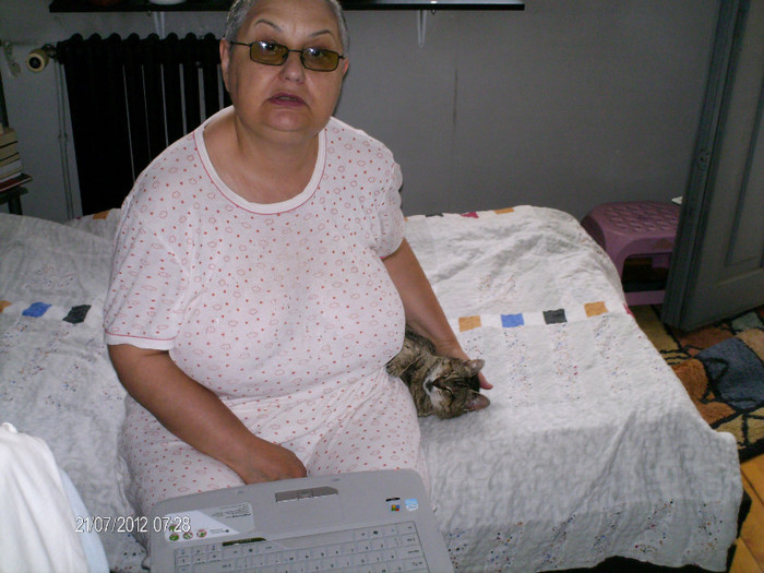 eu si Dida suportand greu caldurile ..:))