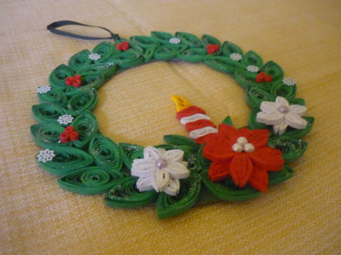 Ornamente pentru Craciun Quilling - monifarmec