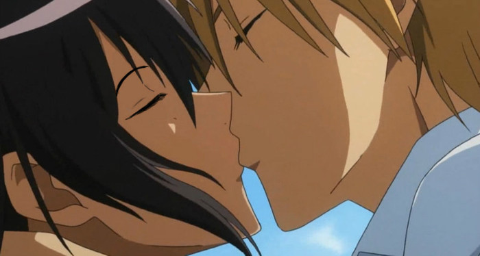 Usui_x_Misaki_kiss_2_ - Anime Kiss