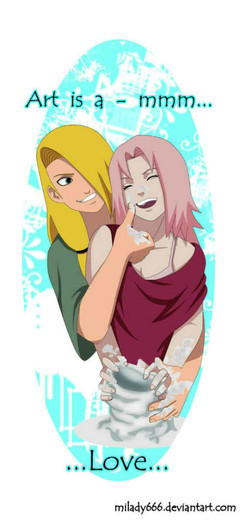 Deidara and Sakura