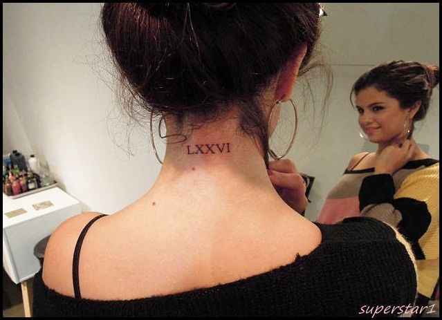  - Selena Gomez si-a facut un nou tatuaj