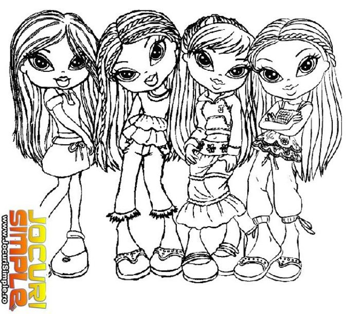 3670 - desene si poze bratz