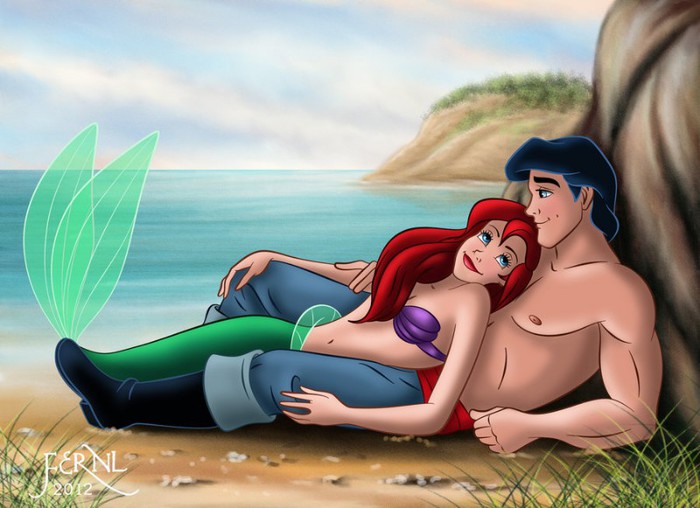 eric_and_ariel_by_fernl-d4qx9xk - PRINTESE DISNEY