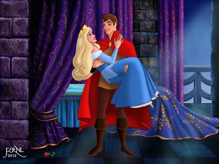 after_the_kiss_by_fernl-d4skov1 - PRINTESE DISNEY
