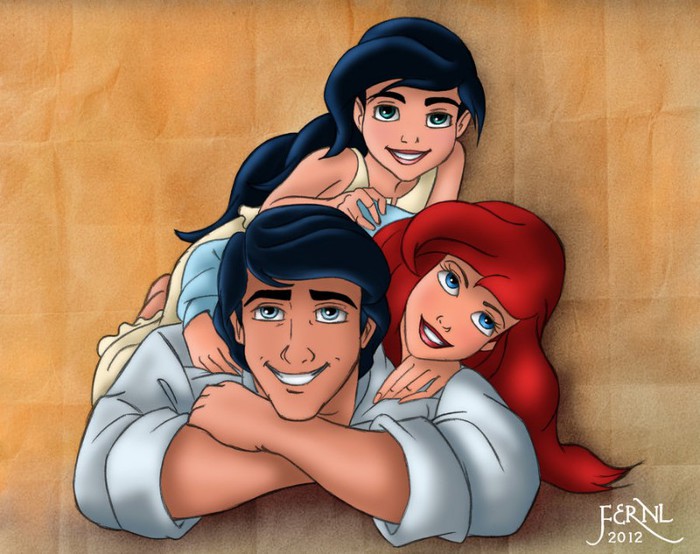 happy_family_by_fernl-d5dmif4 - PRINTESE DISNEY