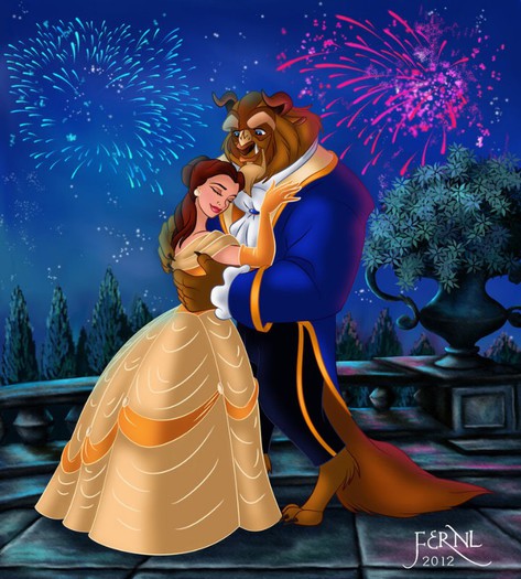 a_magical_evening_by_fernl-d5et8kj - PRINTESE DISNEY