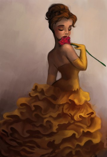 designer_belle_by_winderly-d4c9r3d - PRINTESE DISNEY