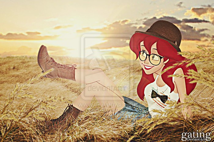 hipster_ariel_by_gating-d5emsbk - PRINTESE DISNEY