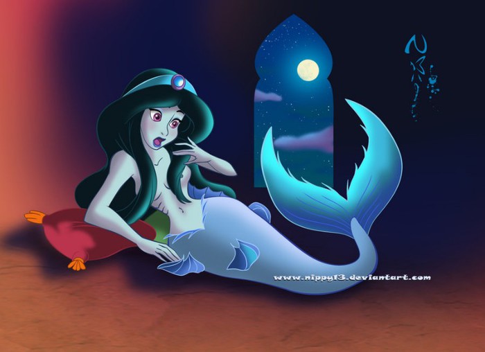 jasmine_sexy_mermaid_by_nippy13-d51dame - PRINTESE DISNEY