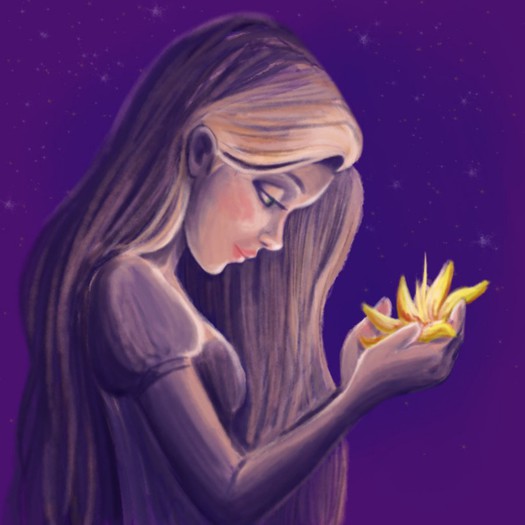 rapunzel_painting_by_bambi_killer-d4krwzo - PRINTESE DISNEY