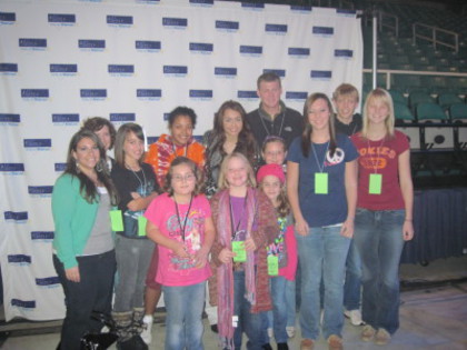 4 - Backstage on Tour in Greensboro 2009