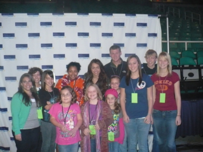 13 - Backstage on Tour in Greensboro 2009