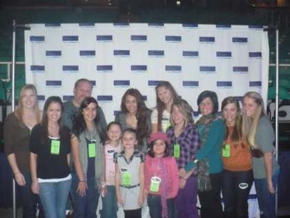 14 - Backstage on Tour in Greensboro 2009