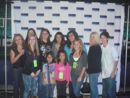 16 - Backstage on Tour in Greensboro 2009