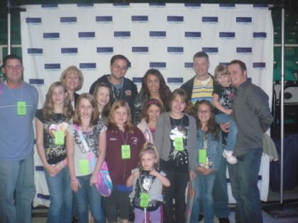 17 - Backstage on Tour in Greensboro 2009