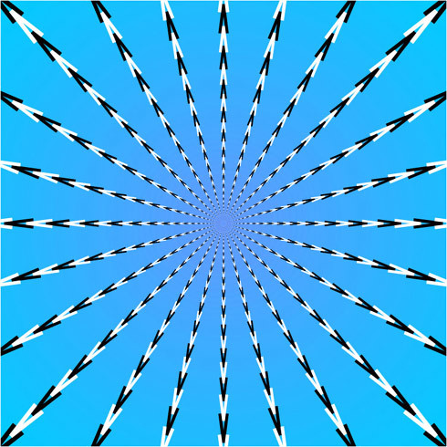 uite-te ateeent la ea :) - iluzii optice