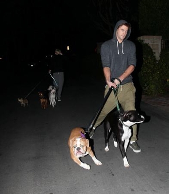 normal_002 - Walking her Dogs in Toluca Lake 2012