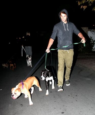 normal_003 - Walking her Dogs in Toluca Lake 2012