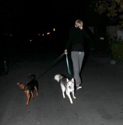 normal_007 - Walking her Dogs in Toluca Lake 2012