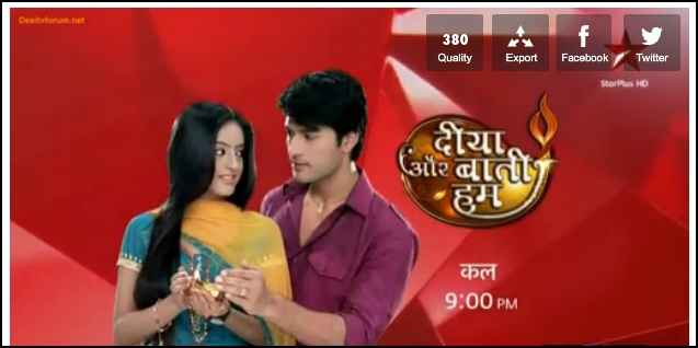 35-tile - Diya Aur Baati Hum Promo 720p 23rd October 2012