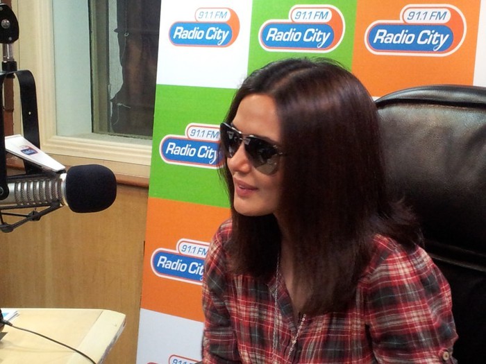  - Radio City studio Preity zinta