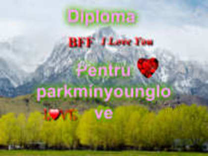 parkminyounglove - Diplome pentru cele mai bune syse