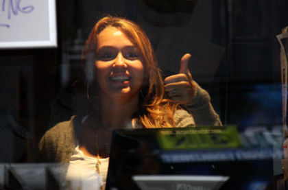 normal_1 - On air with Ryan Seacrest at Kiis FM 2009