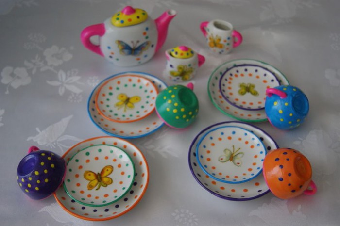 set ceramica minipentru ceai