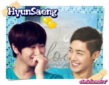  - Kim hyun joong and Heo young saeng