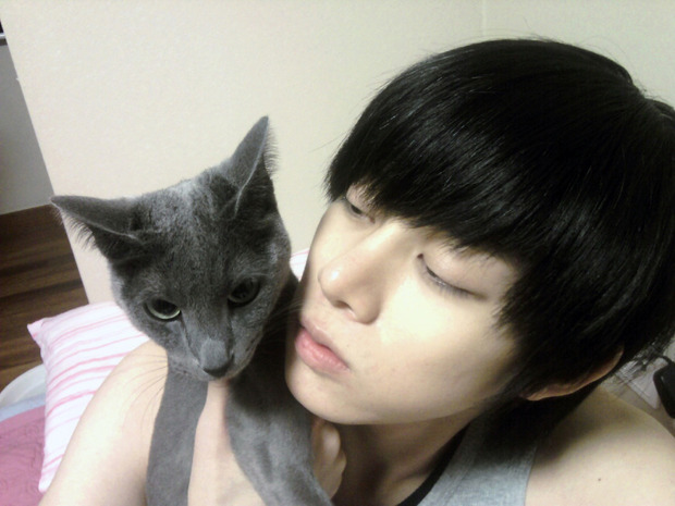 Heechul cu Heebum - Heechul si pisicutele lui