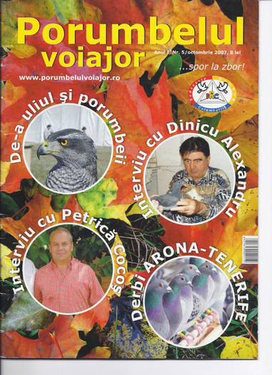 Articol aparut in revista Porumbelul Voiajor - Articol aparut in revista Porumbelul Voiajor