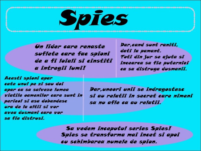  - O_o Spies Episodul 1