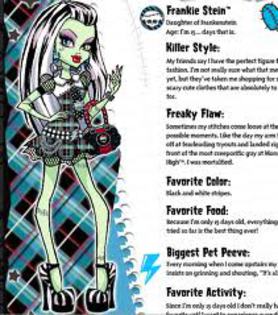 frankie  stein - monster  high