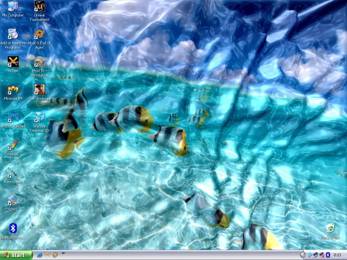 Watery Desktop 3d