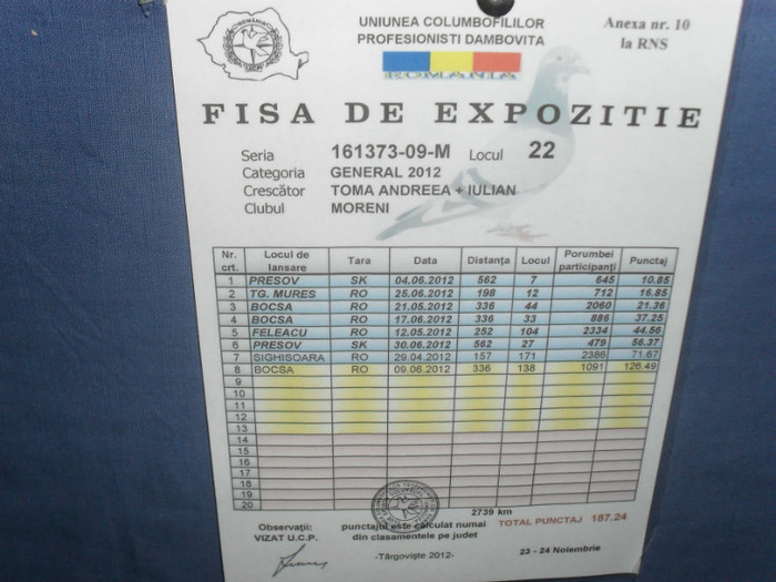 373-09 fisa - Expo  DB Targoviste 24- 11-2012