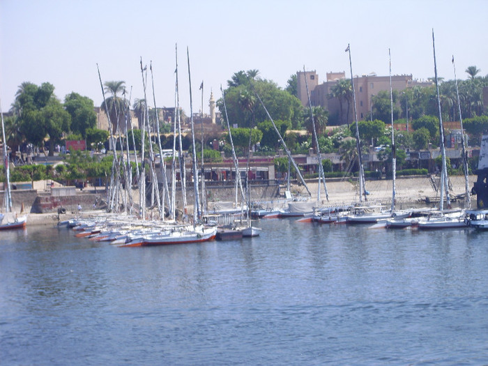 on the Nile, leaving luxor