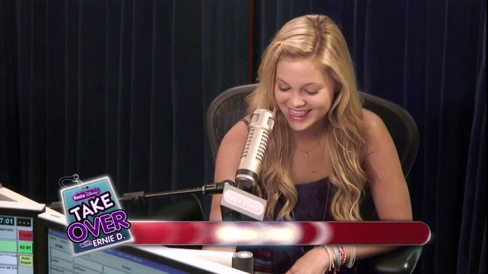 Olivia Holt _Girl vs. Monster_ Take Over with Ernie D. on Radio Disney 0270