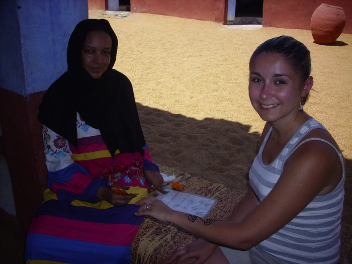 Henna Tatoo, Nubian Village - Egypt