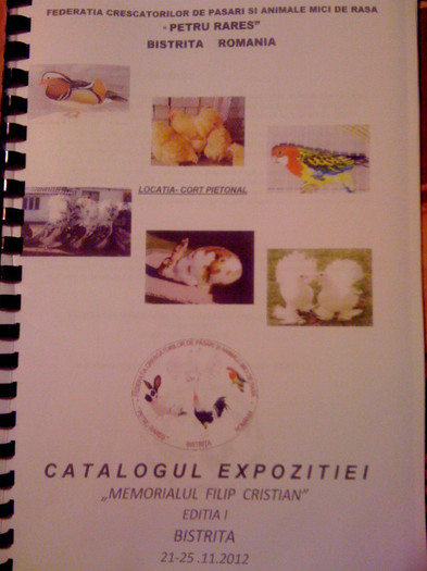 catalogul expozitiei