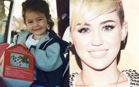 Miley C. - Uite cum aratau vedetele knd erau mai tinere